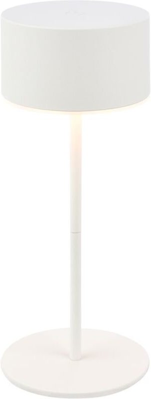 Briloner LED Tischlampe Kabellos Ø8x19cm 2,6W 150lm 2700K Warmweiß Dimmbar Altweiß - Tischleuchte Wohnzimmer Schlafzimme...