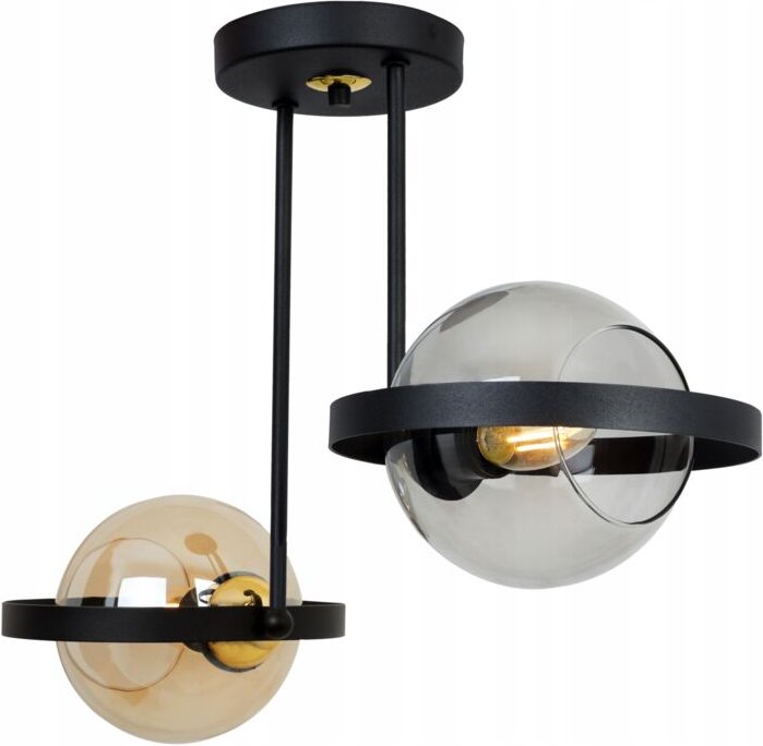 Moderne Glasring-Hängelampe Mix