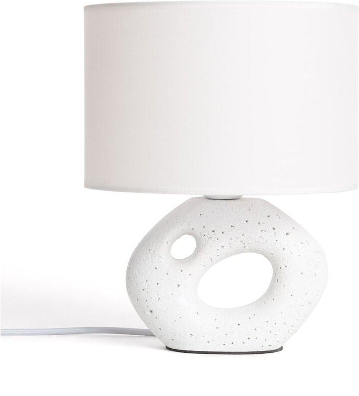 Ledkia - Tischlampe Kunstharz Alessia Weiß