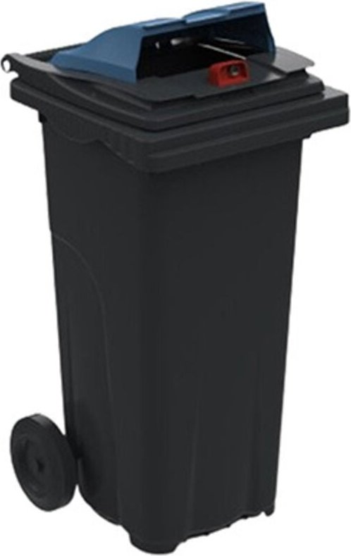 Müllcontainer 120 Liter für die Papiersortierung - Blauer Müllcontainer - 210043PC