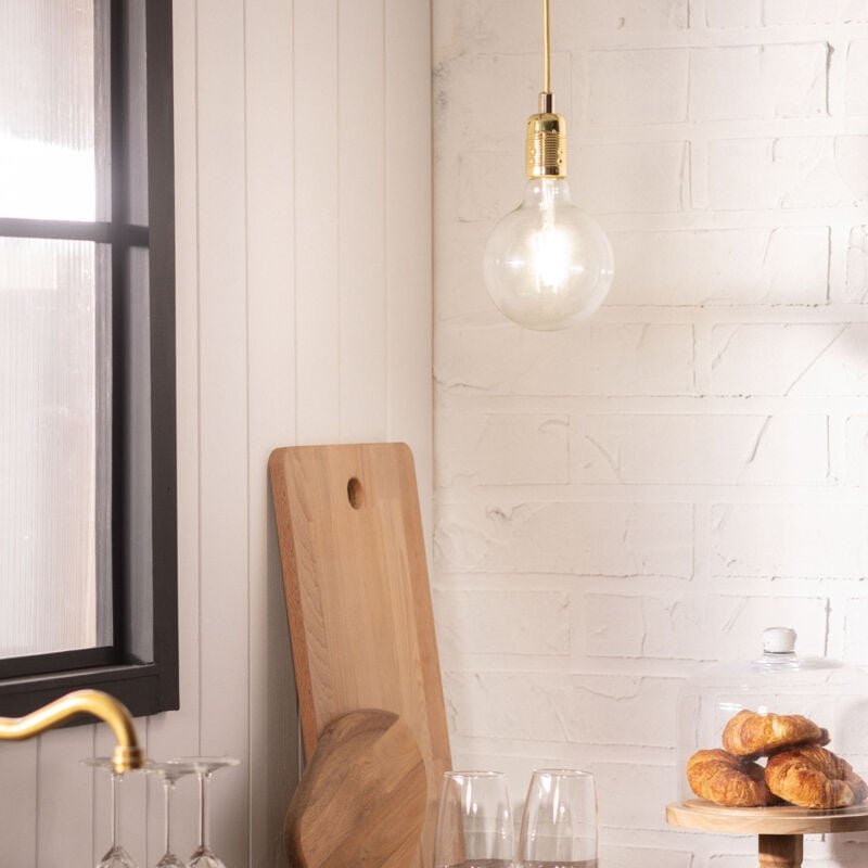 Ledkia - Pendelleuchte Metall Bowie Schwarz