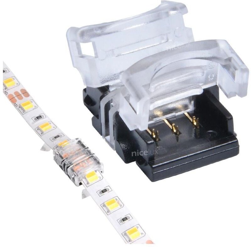 Hipoppotamus Verbinder für LED-Streifen Breite 10mm IP65 rgbic