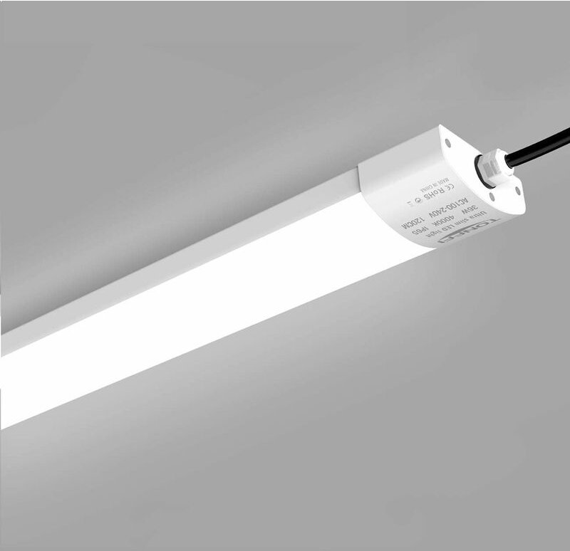 Thumbnail - 4 Stück led Feuchtraumleuchte 36W 120CM für Bad Keller Garage Feuchtraum Büro, led Feuchtraumlampe Wannenleuchte Leuchte...