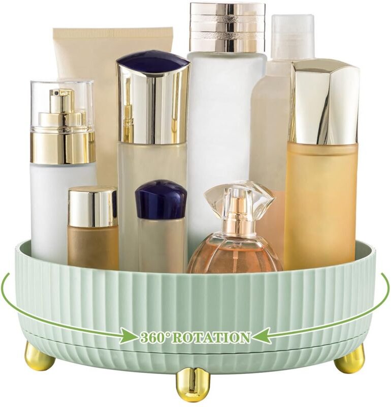 360° drehbarer Make-up-Organizer, Aufbewahrungsbox für Make-up, Kosmetikbox, Lippenstift, Hautpflege, Parfüm, große Box ...