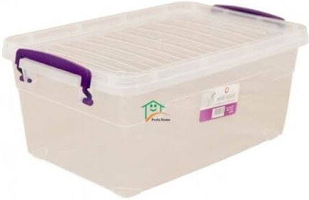 Iperbriko - 10-Liter-Mehrzweckbehälter aus transparentem Kunststoff