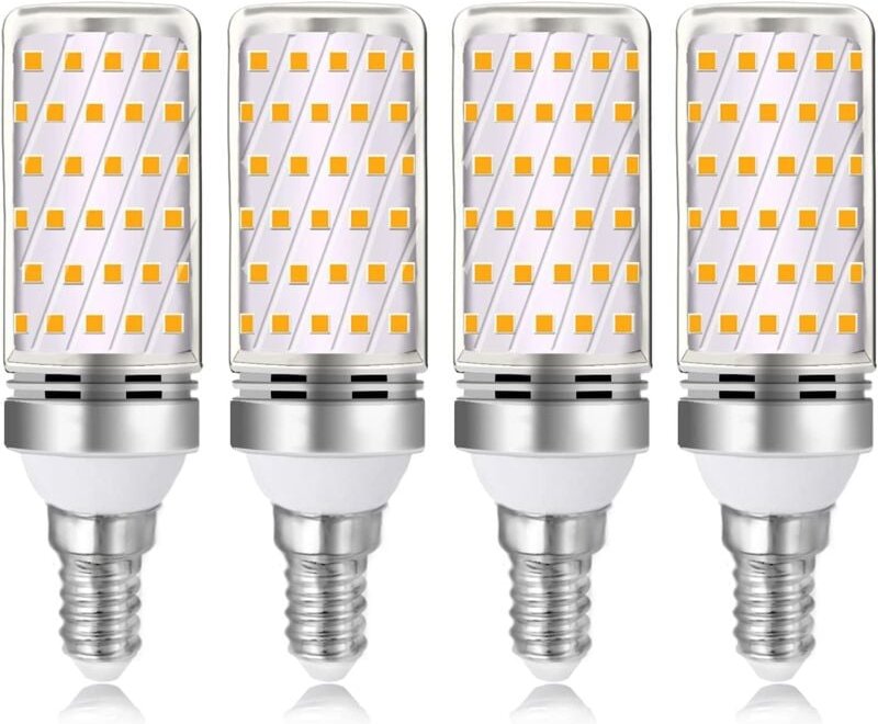 Thumbnail - Aiperq - E14 16W LED-Glühbirne Warmweiß 3000K 1600lm, E14 100W 120W Halogenlampenäquivalent, ac 230V, nicht dimmbar, 4 S...