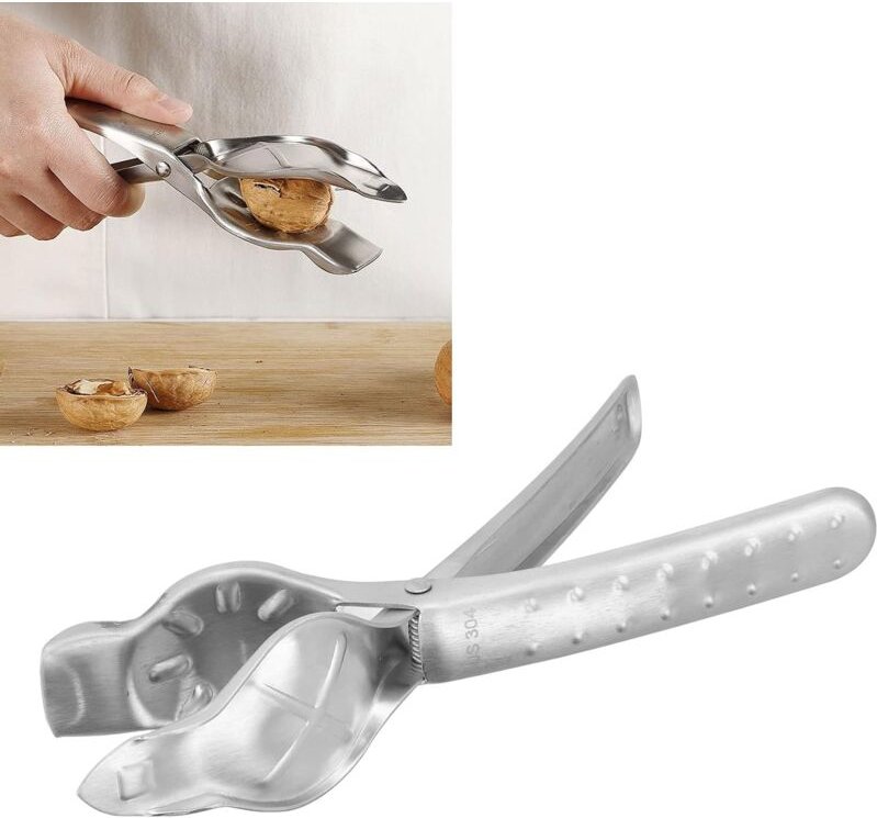Robuster Nussknacker, Pekannuss- und Walnusszange, Nussknacker-Küchenwerkzeug für Nüsse, Pekannussknacker, Walnuss-, Has...