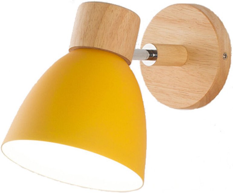 Vtizikl Nordic Metal Iron Macaron Chambre Chevet Applique Murale Applique Murale