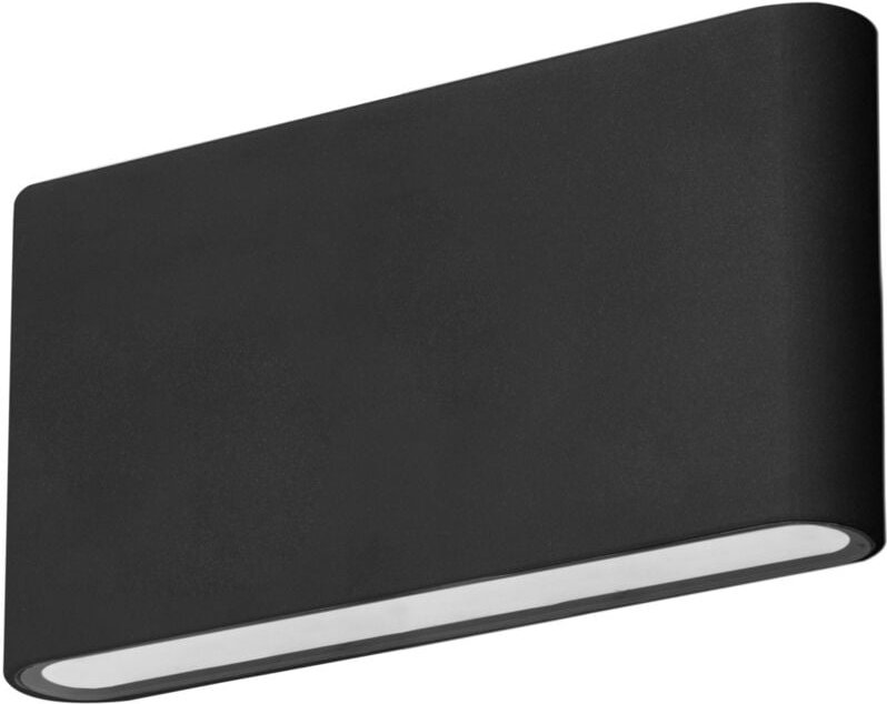 Forlight - Slim Wenden Sie die AußenlED IP54 -Minimalist mit warmem Licht 3000K an. Schwarze Farbe