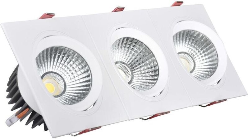 Efectoled - led Downlight Einbaustrahler 30W Rechteckig Madison Ausschnitt 315x95 mm 3000K Warmweiß