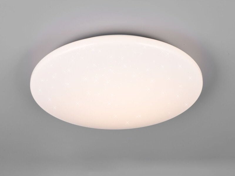 Reality Leuchten - led Deckenleuchte pollux IP44, Bewegungsmelder & Sternenhimmel, Ø37cm