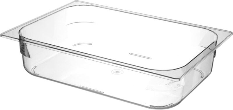 Polycarbonat-Eiscremebehälter 360x250x80mm - transparent 5L - HENDI 807057