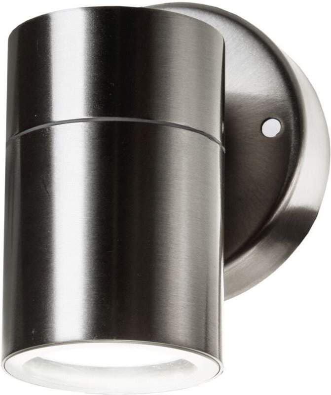 V-tac - Runder LED-Wandstrahler GU10 (max. 35 w) Metallicfarbe IP44