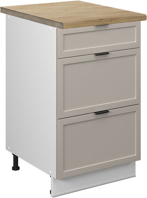 Thumbnail - Küchenschränke Fame-Line, GrauBeige, 50 cm , AP Goldkraft, Vicco