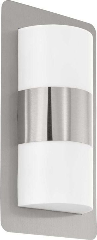 Eglo Außen-Wandleuchte Cistierna E27 edelstahl/weiß Up- & Downlight Außen-Wandleuchte