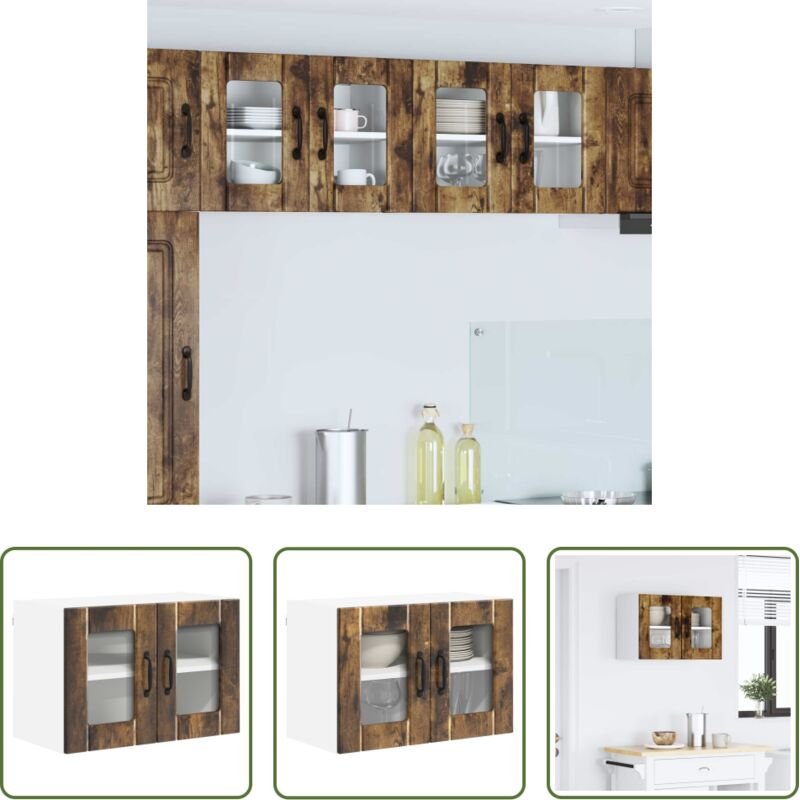 vidaXL Geräucherte Eiche - Küchenschrank Geräucherte Eiche 60 x 31 x 40 cm Holzwerkstoff