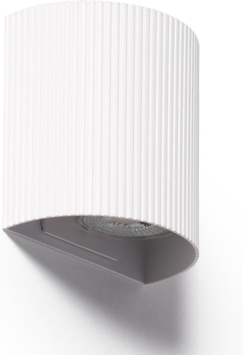 Wandleuchte Aluminium Aritz Weiß