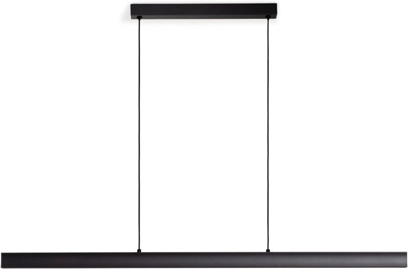 LED Pendelleuchte Lineal 42W Aluminium CCT Doppelseitige Beleuchtung Funky Chic Schwarz Wählbar (Warm-Neutral) 2700K - 3...