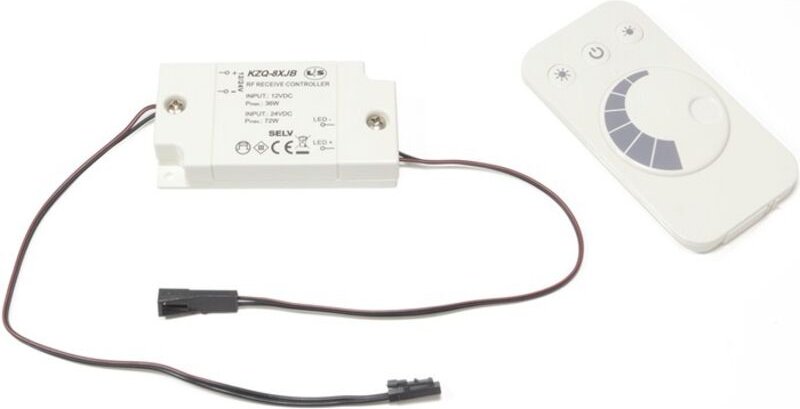 L&s - LED-Funkdimmer Startset 12 v (24 v) 36 w (72 w) weiß Startset