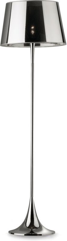 London Cromo - 1 Leuchte Stehlampe Chrom, E27 - Ideal Lux