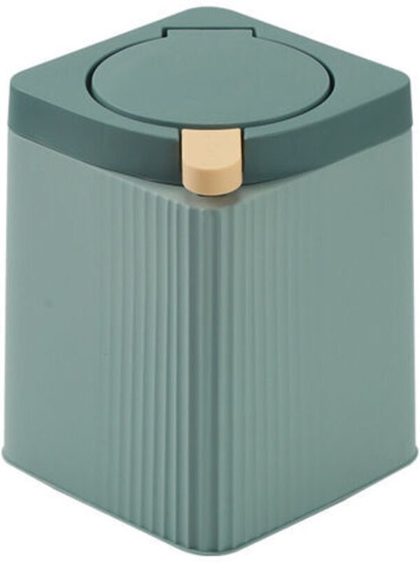 Mini-Abfalleimer mit Deckel fürs Büro, Papierkorb, geeignet für Büro, Zuhause, kleiner Abfalleimer, Couchtisch, Nachttis...