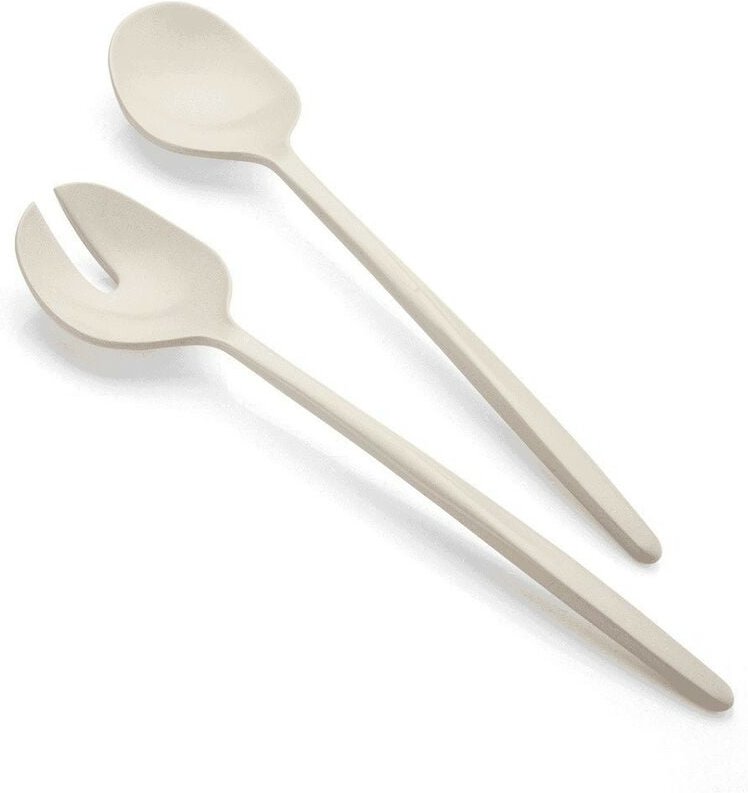 Tierra Guzzini Collection Salatbesteck weiße Farbe