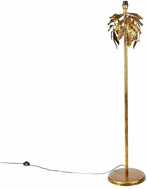 Vintage Stehlampe Antik Gold 32 cm ohne Schirm - Linde