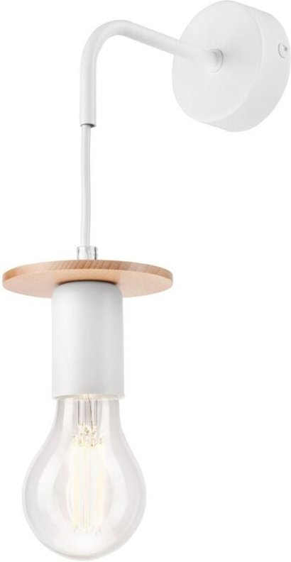 Lamkur Angelina Wandleuchte Weiß , 1x E27