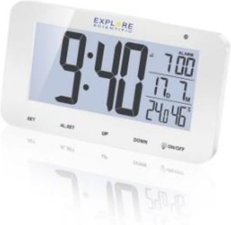 Explore Scientific RDC1004WHT Wecker Digitaler Wecker Weiß