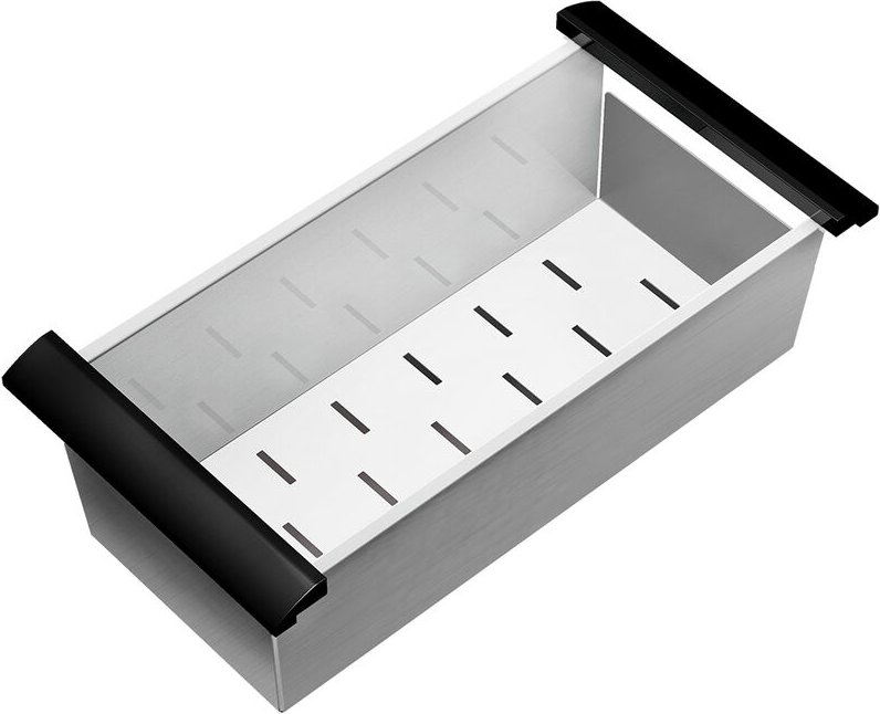 Restebeckeneinsatz Edelstahl für Granitspüle W800