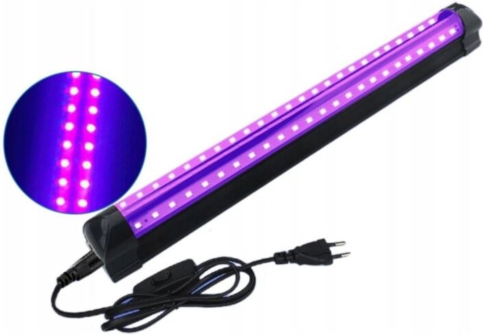48x LED UV 395-400nm 10W Lampe Wand Decke Sockel 230V Ultraviolett