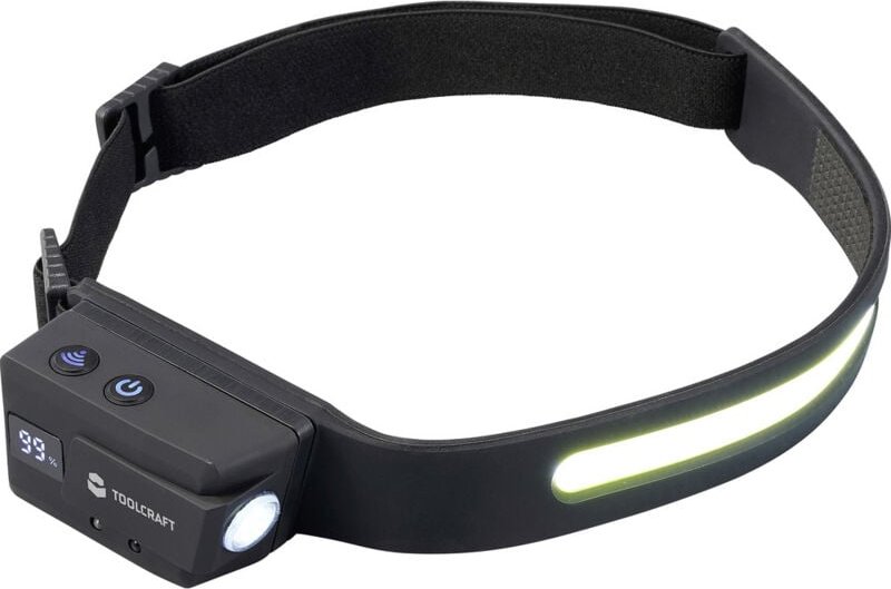 TOOLCRAFT COB LED Stirnlampe Li-Ionen Akkus 320 lm 8 h TO-10211664
