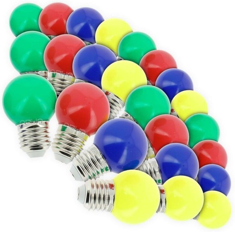 Eclairage Design - Menge von 24 Glühbirnen E27 Garland Outdoor Guinguette