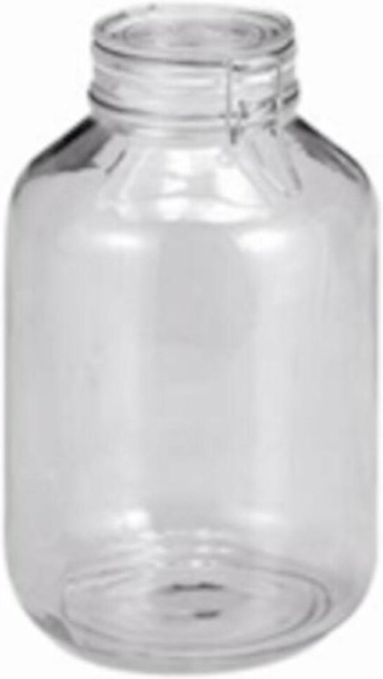 Siena Home - Drahtbügelglas cucinare 4880 rund, mit Gummiring 5,0 l