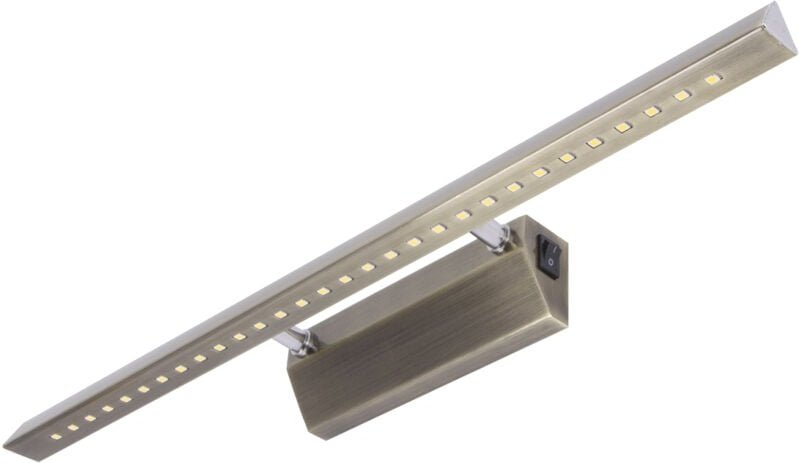 RITON LED 6W 3900K IP20 antike Kupfer-Bilderwandleuchte