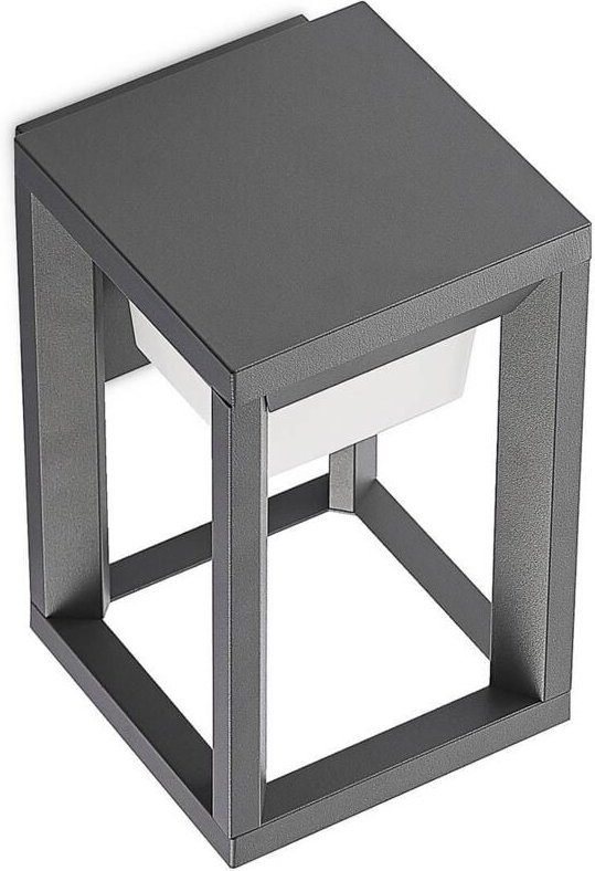 Gamion LED-Außenwandlampe aus Aluminium - dunkelgrau - Prios