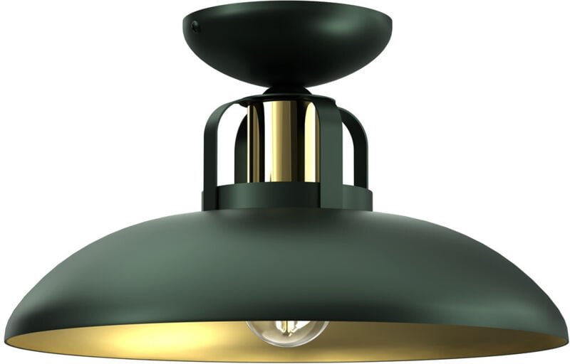 Deckenleuchte FELIX GRÜN/GOLD 1xE27