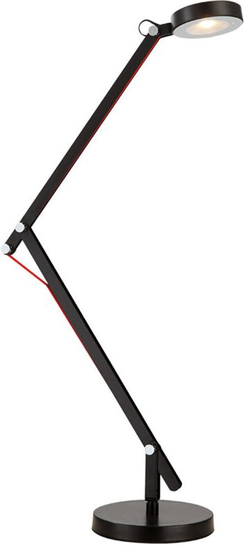 Tischleuchte Wandleuchte Klemmleuchte Wandlampe Tischlampe Schlafzimmer, Spot beweglich, Metall schwarz, Gelenke, Schalt...