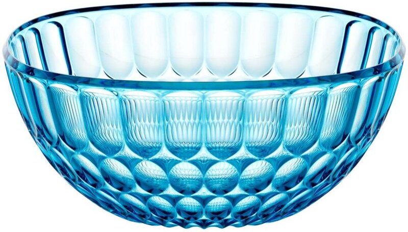 Vanity Behälter Ø25 cm in azurblau 25x25x10,9