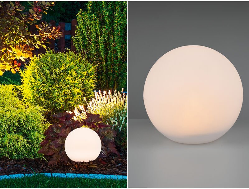 Defibrico - Solar Außenleuchte melo Kugelleuchte Garten - Dekokugel ø 30 cm