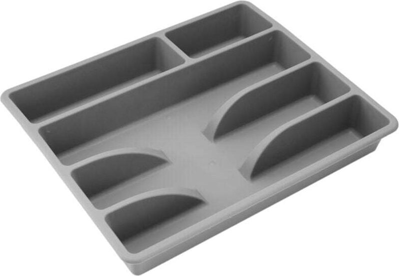 Schubladenorganizer für Besteck, Küchenutensilien, Kunststofftablett, Aufbewahrung für Silberbesteck