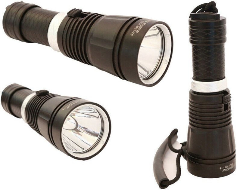 Trade Shop - BL-8751 WIEDERAUFLADBARE CREE T6 LED UNTERWASSER LICHT TAKTISCHE IMMERSION -