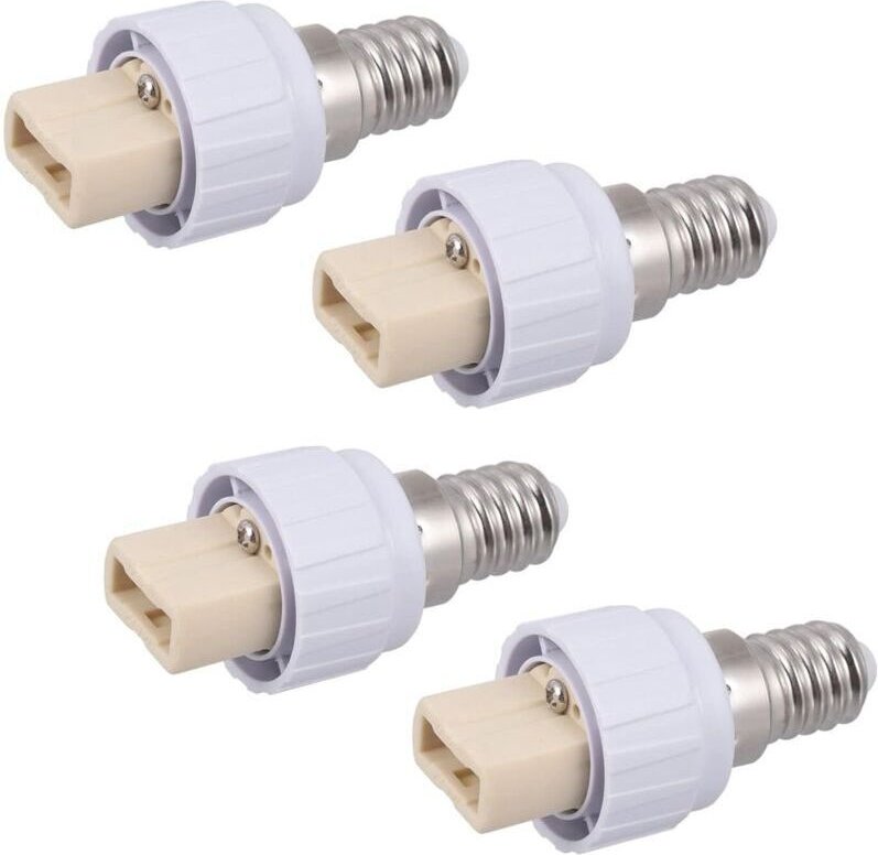 12-teiliges Fassungsadapter-Set für LED-Lampen, Sockelkonverter für Leuchten, kompatibel mit nicht dimmbaren Lampen, pra...