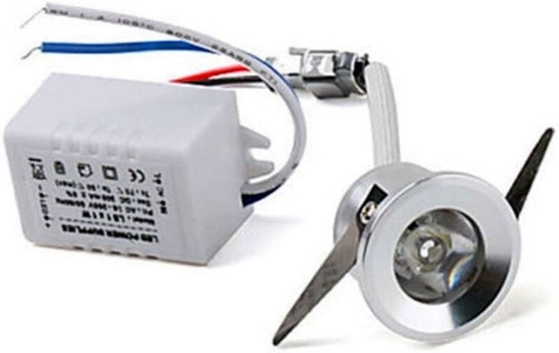 Trade Shop Traesio - Trade Shop - LED-Strahler 1W 220 Volt verstellbarer Lichtpunkt Einbaustrahler Stufenleuchte Sternen...