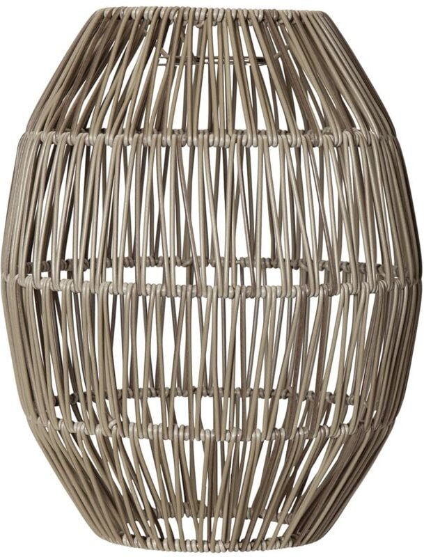 Lampenschirm 'Linde', beige, für E27, ca. 24x30 cm