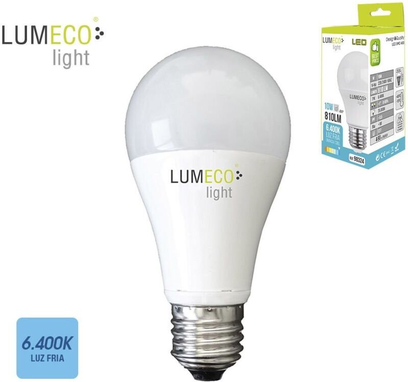 EDM - Standard LED-Glühbirne E27 10 w 932 lm 6400 k Kaltlicht Ø6 x 10,8 cm