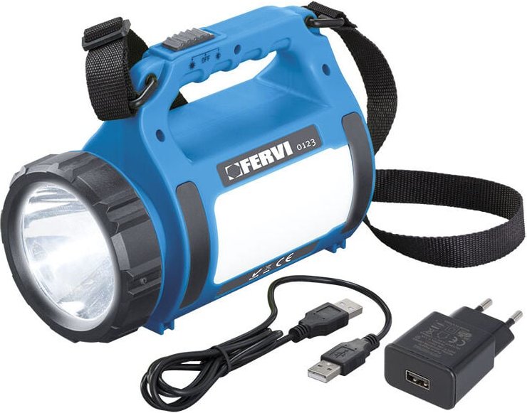 Thumbnail - Lampe hand lampe led wiederaufladbare usb Fervi 0123