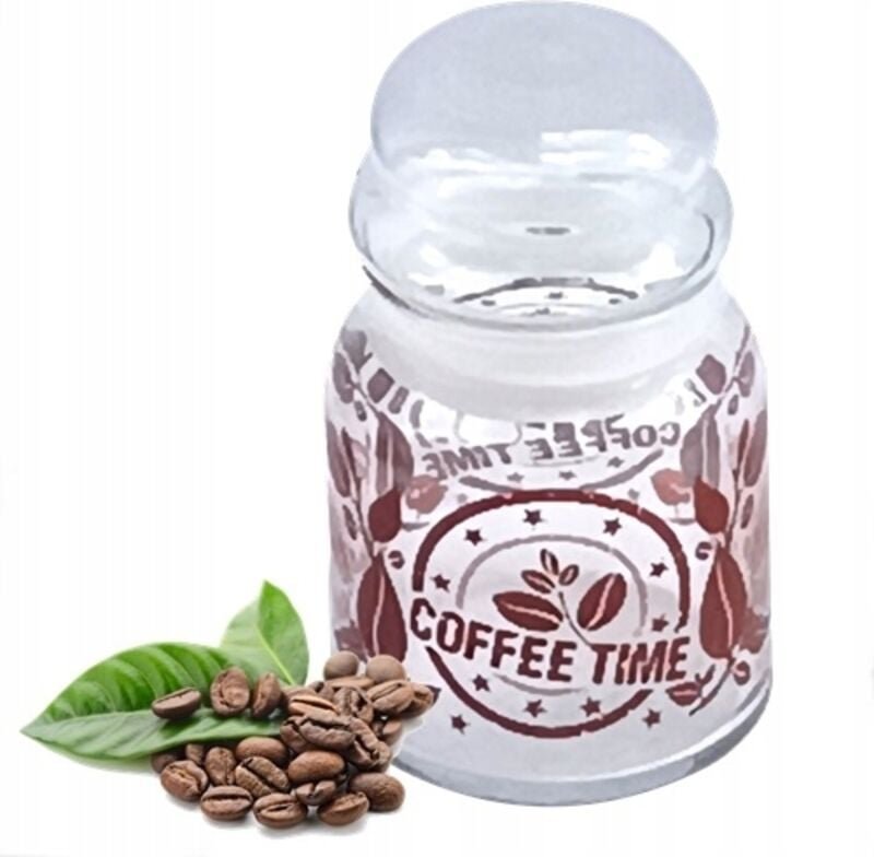 Glasbehälter 290 ml für Kaffee, hermetisches Glas mit Deckel für Gewürze