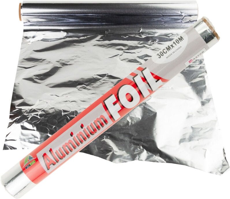 TG67256 Dicke Aluminiumfolie, lebensmittelecht, 10 m, gastronomisch