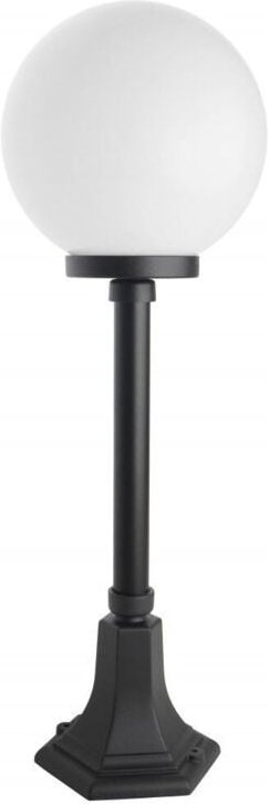 Gartenlampe 73 cm Kugel weiß oder geräuchert 25 cm 1xE27 schwarz IP43 SU-MA KULE K 5002/3/KP 250